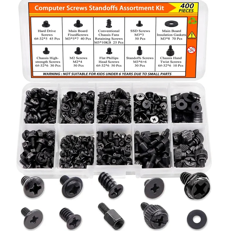 M2 Heatsink Cooler - 400 PCS Computer Screws Kit, Motherboard