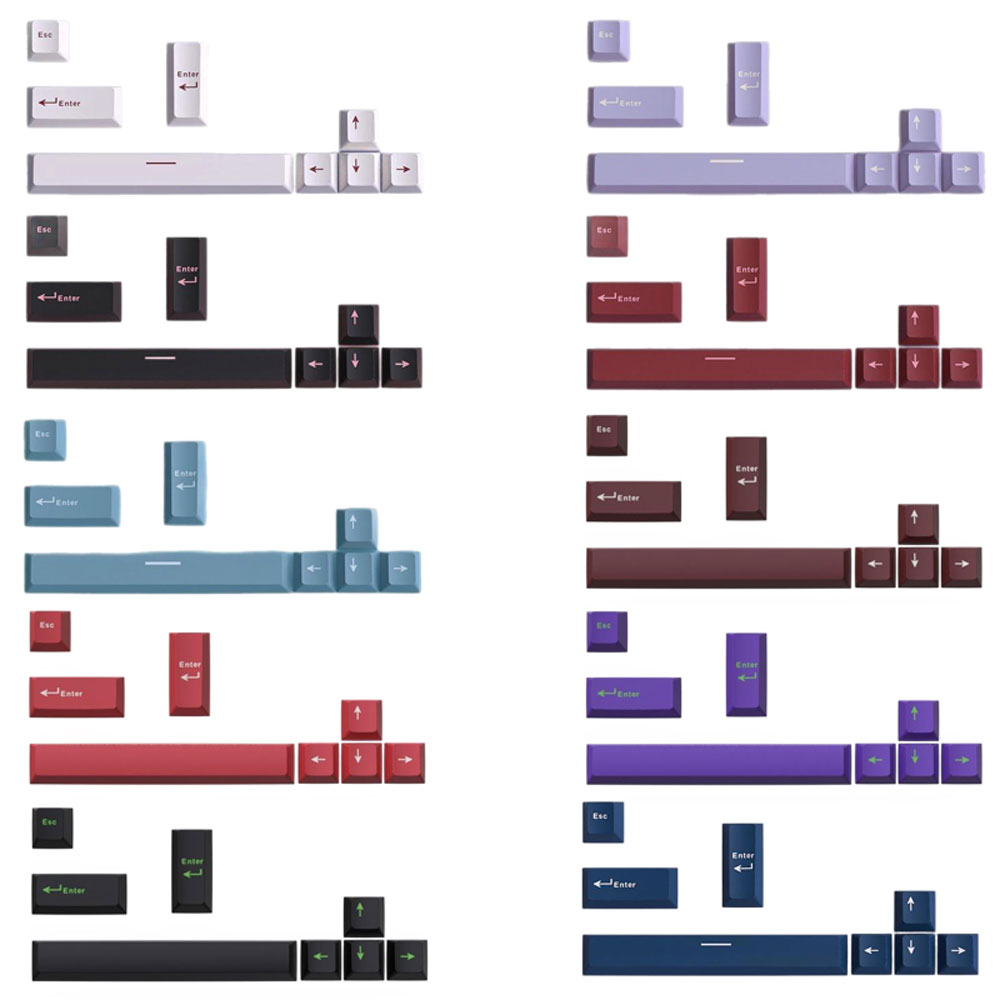 Gaming Accessories Aesthetic - Key Cap Cherry Profile PBT Keycaps