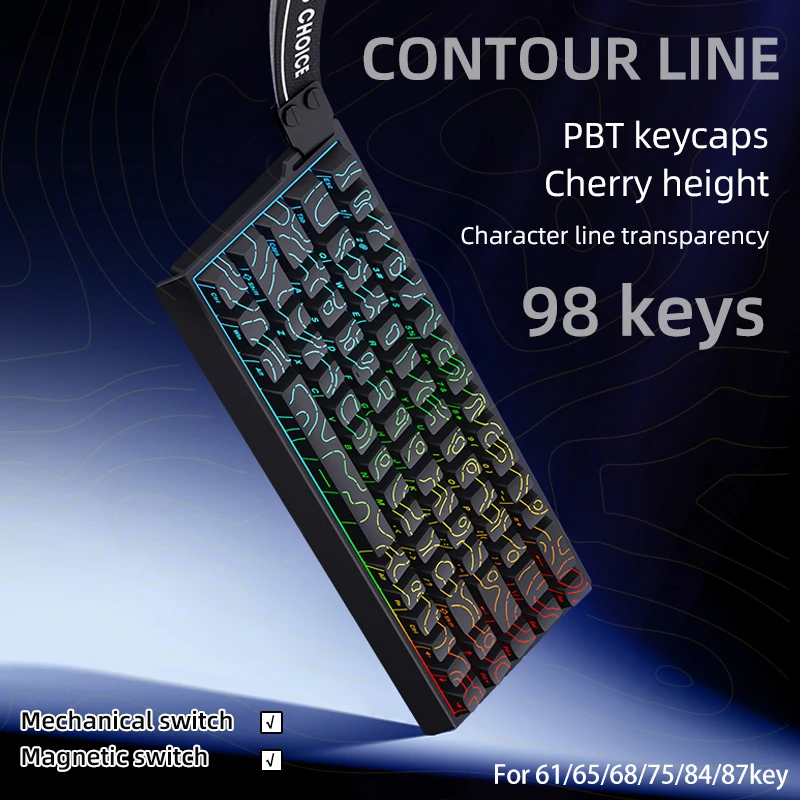 Contour KM98 PBT Keycaps-Perfe - Gaming Accessories Aesthetic review and price