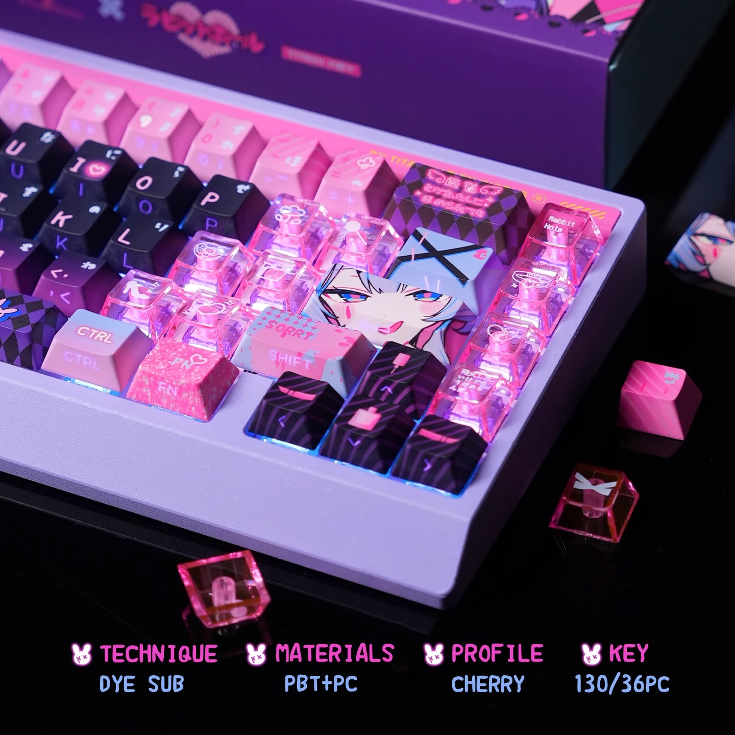 Anime Rabbit Hole Theme Custom - Gaming Accessories Aesthetic review and price