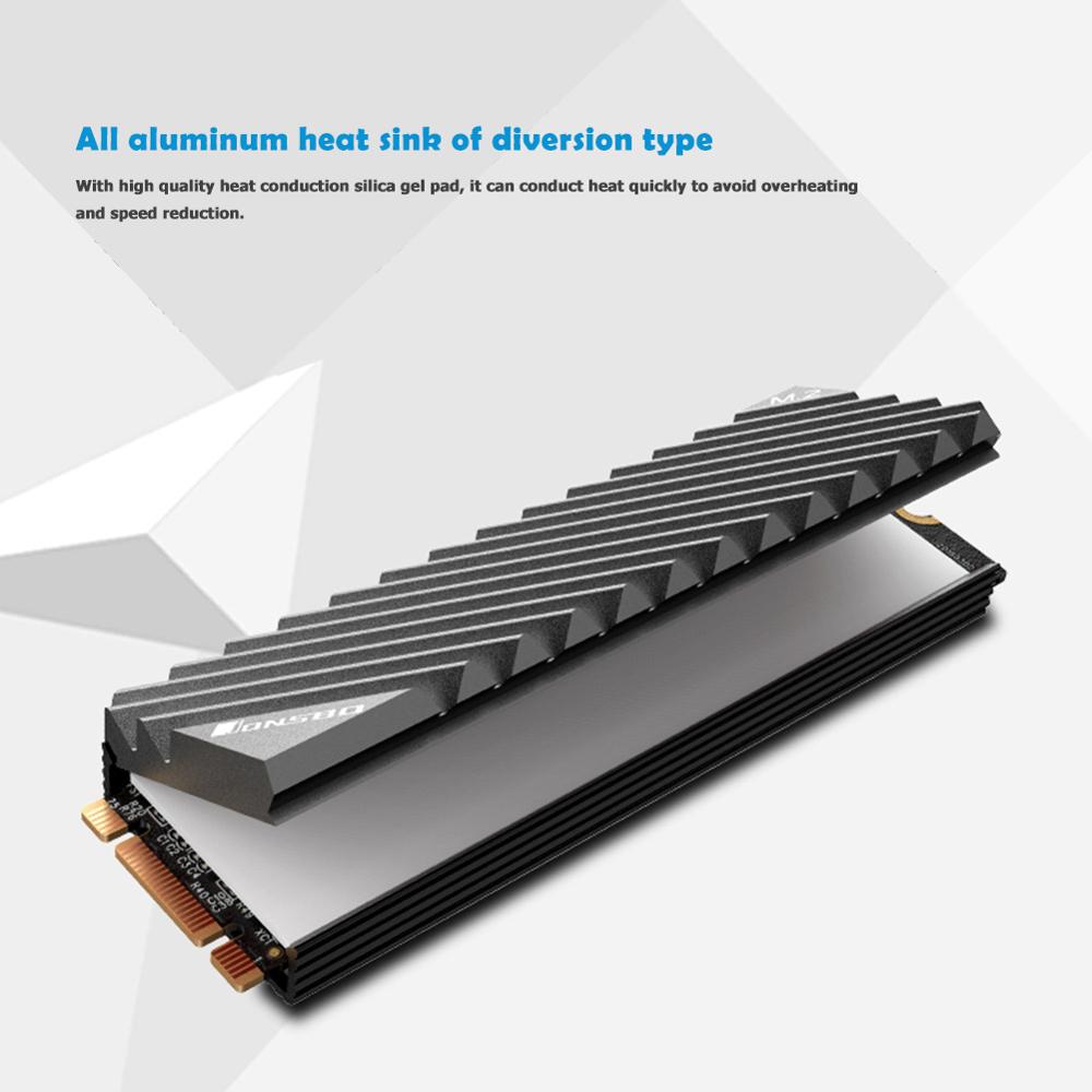 Jonsbo M2 2280 SSD Aluminum He - M2 Heatsink Cooler review and price