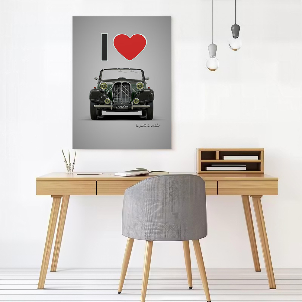 I Love Traction Printed Canvas - Gaming Accessories For Room review and price