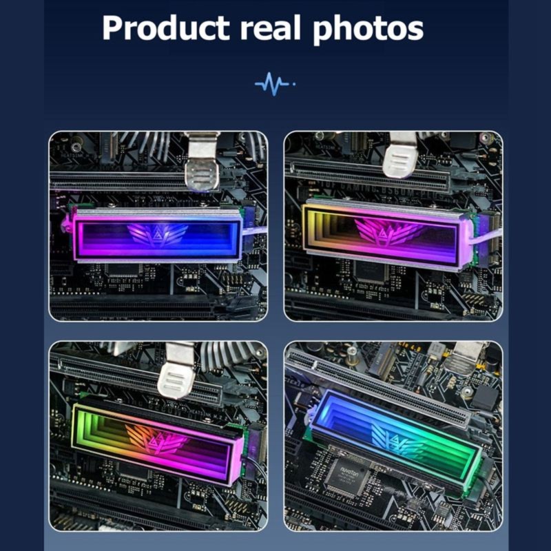 DT21 5V ARGB Sync M.2 SSD Heat - M2 Heatsink Cooler review and price