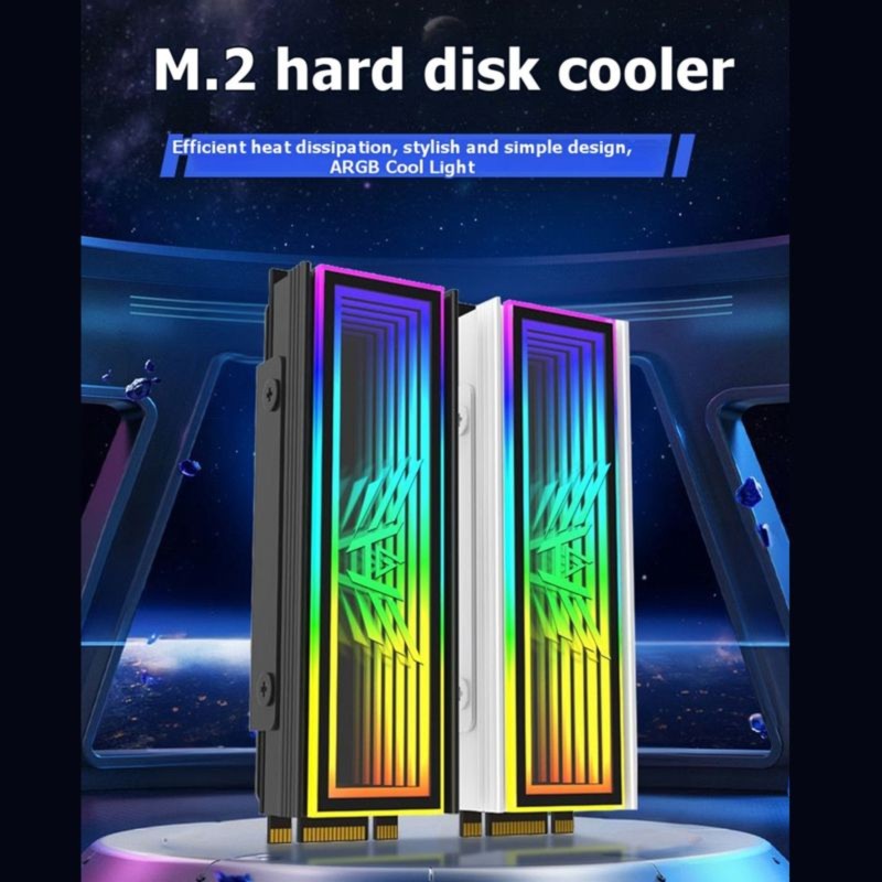 DT21 5V ARGB Sync M.2 SSD Heat - M2 Heatsink Cooler review and price