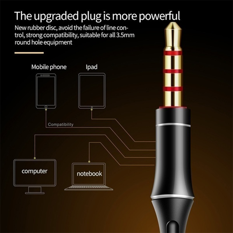 3.5mm Wired Headphones HD Micr - Gaming Accessories Iphone review and price