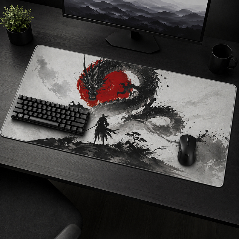 Mouse Pad Gaming Ink Dragon pr - Gaming Accessories On Sale review and price