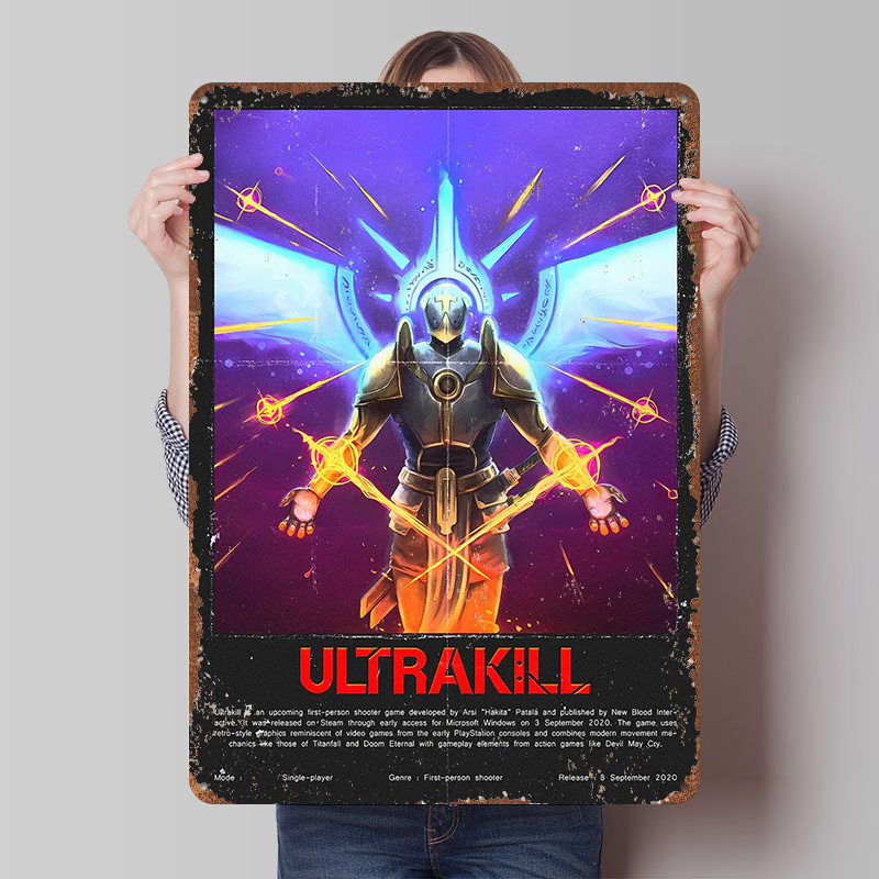 Ultrakill Game Metal Poster Cu - Gaming Accessories Europe review and price