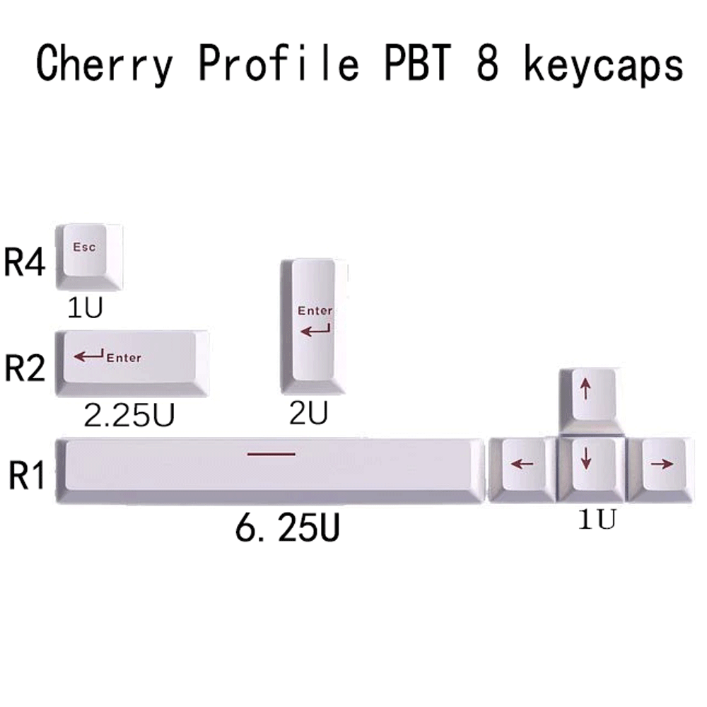 Key Cap Cherry Profile PBT Key - Gaming Accessories Aesthetic review and price