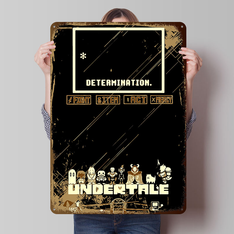 Undertale Metal Poster Custom  - Gaming Accessories Europe review and price