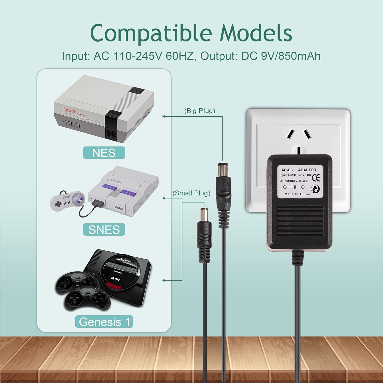 US Plug 3 in 1 AC Power Supply - Gaming Accessories Dropshipping review and price